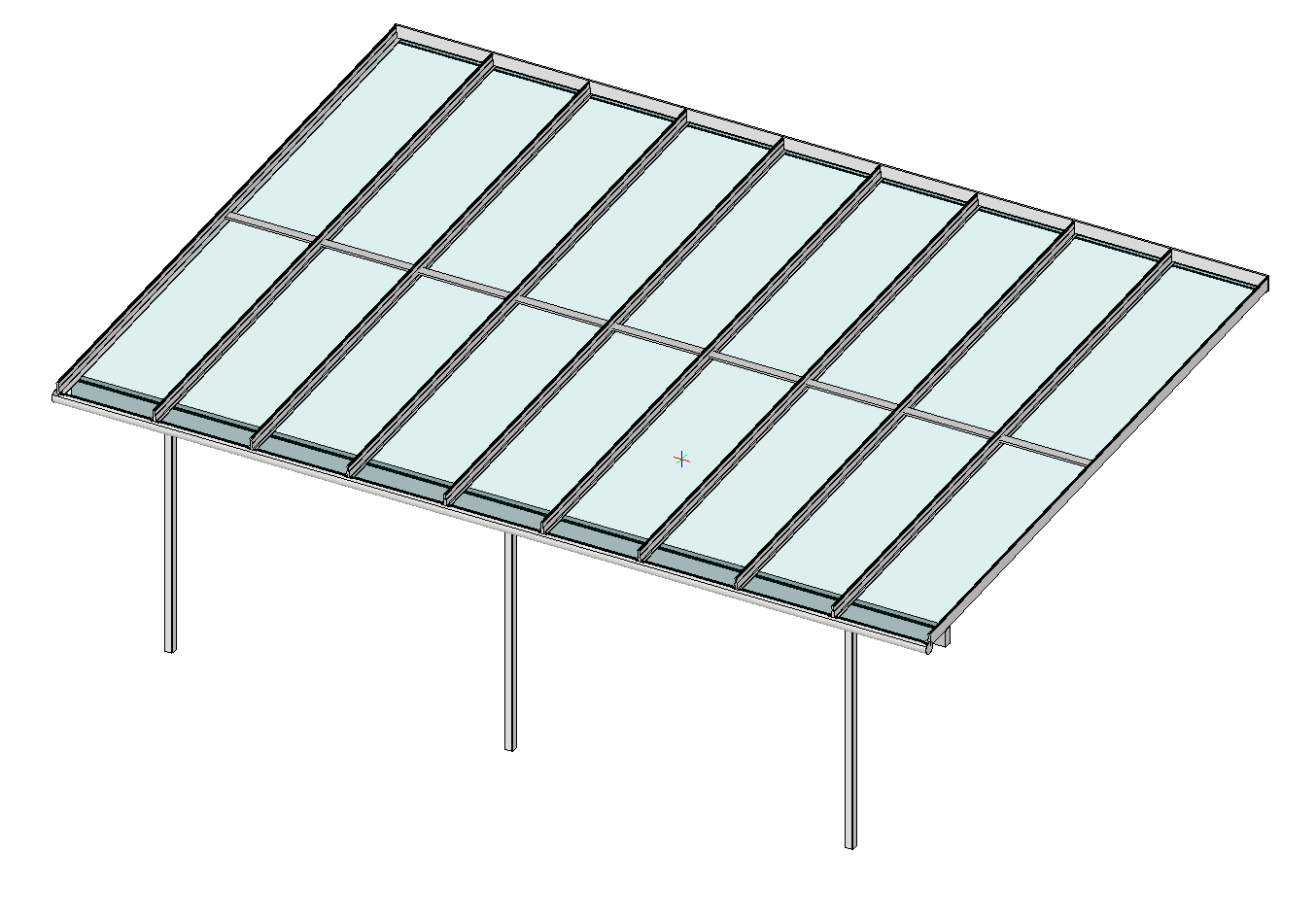 grosses Terrassendach TerraSmart Elegant-Line Perspektive