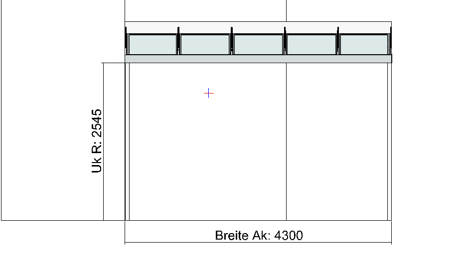 Terrassenueberdachung mit seitlichem Überstand
