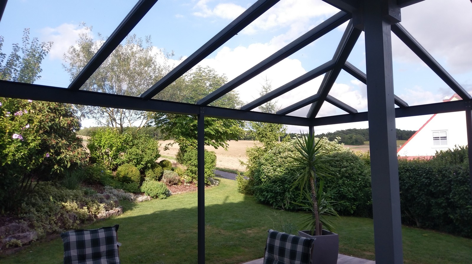 TerraSmart Eck-Terrassendach in Tauberbischofsheim