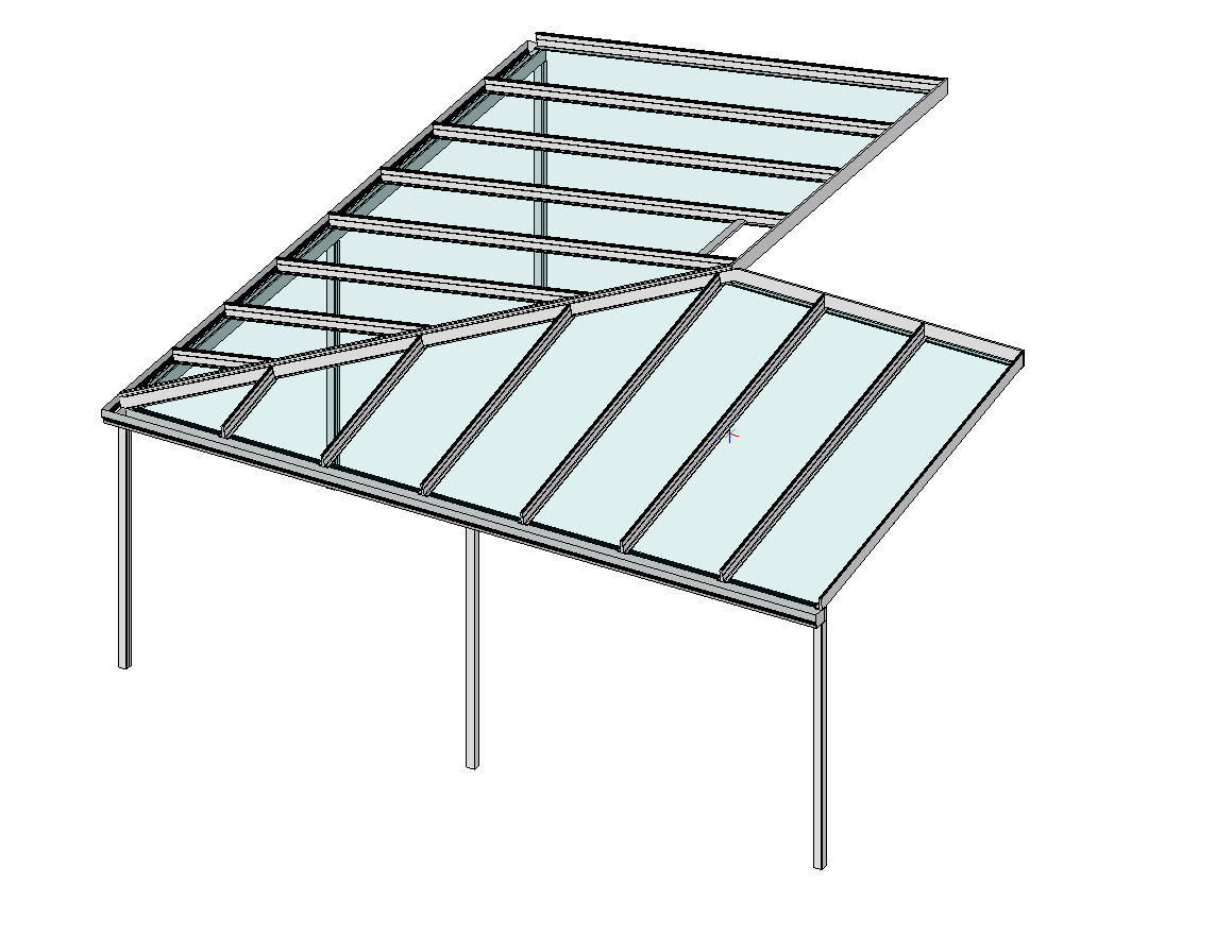 Planung Eck-Terrassendach