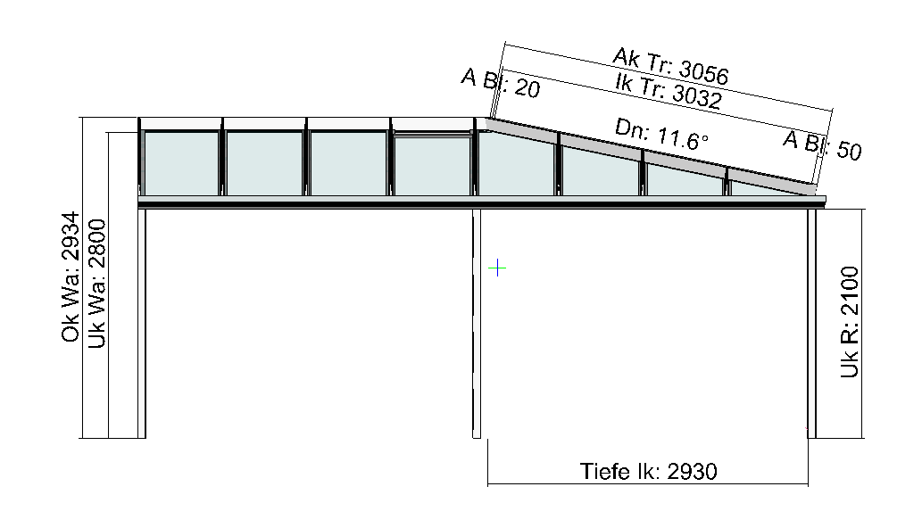 Planung Eck-Terrassendach