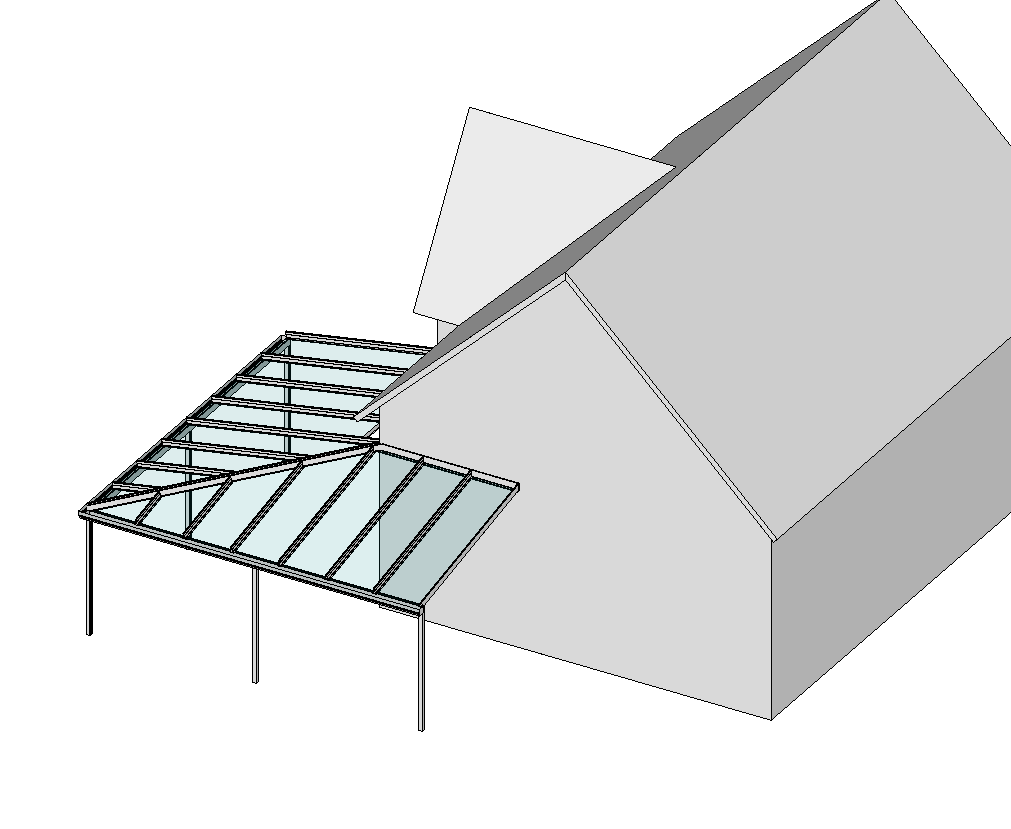 Planung Eck-Terrassendach