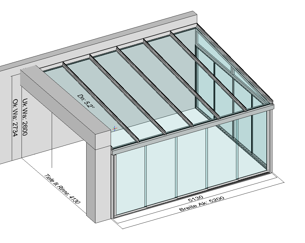 Planung Kaltwintergarten TerraSmart Classic-Line