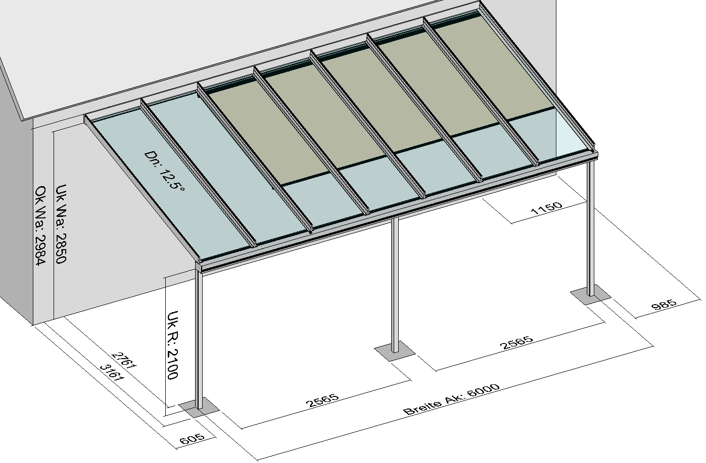 Terrassendach Classic-Line mit Markise