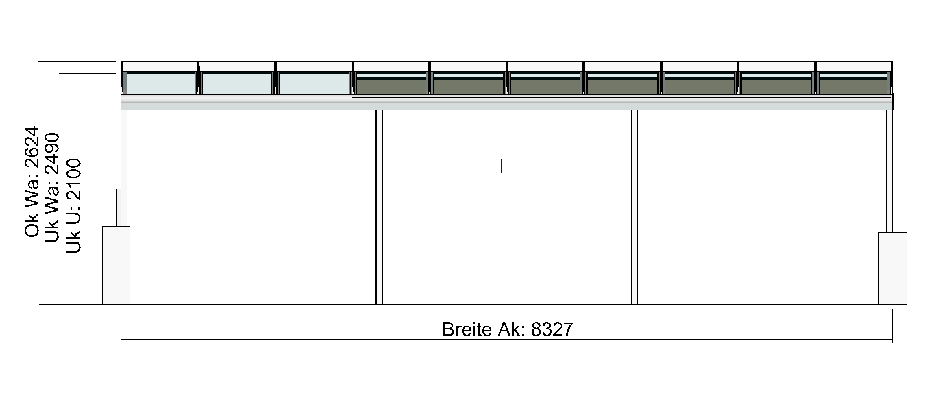 Terrassendach Elegant-Line mit Markise und Seitenwand