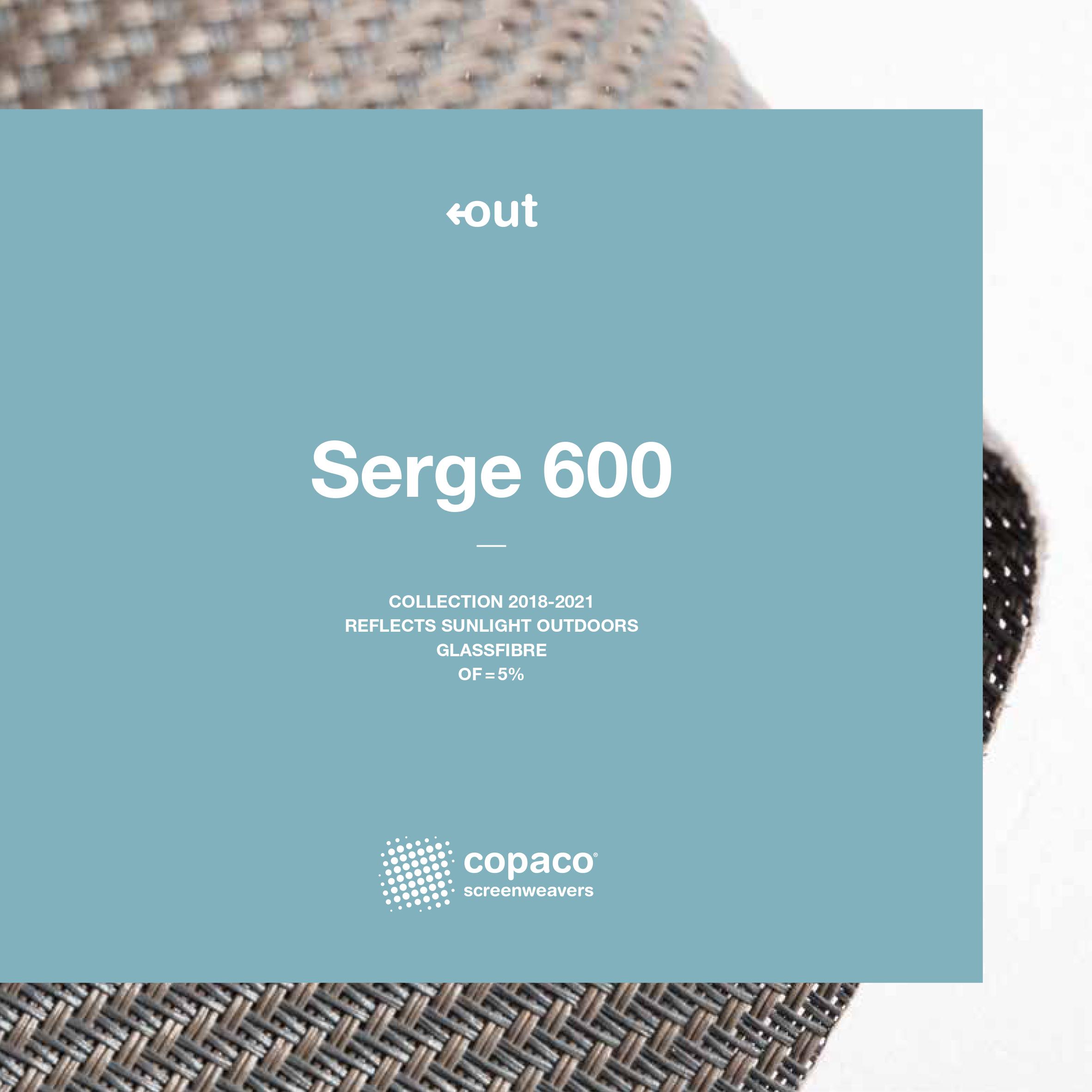 Tuchkollektion Screen Serge 600