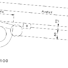 Seitenansicht der T100 Terrassendachbeschattung