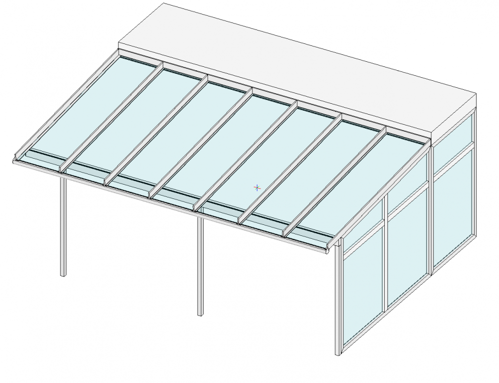 Terrassendach mit Seitenwand
