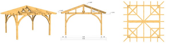 Holzpavillon