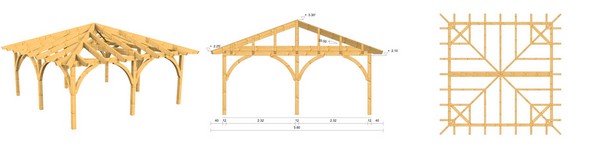Holzpavillon