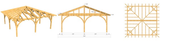 Holzpavillon