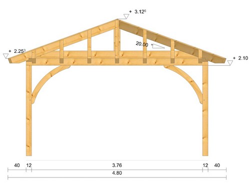 Holzpavillon