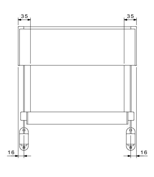 F411/F412 Vorderansicht mit Seilführung
