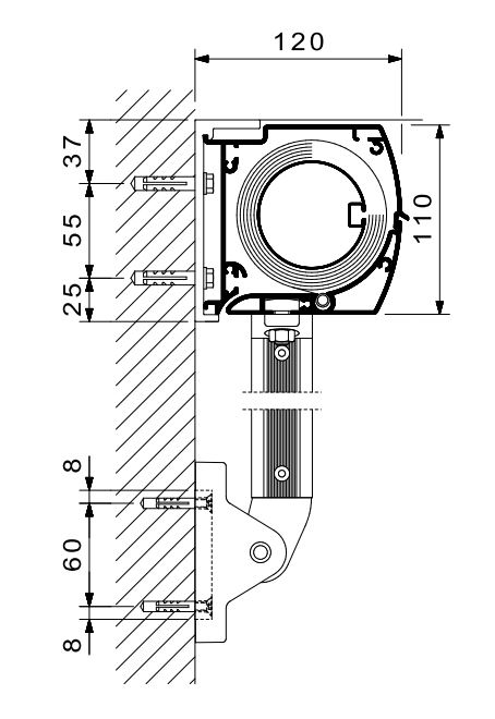 F421 Wandmontage