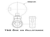 T50 Oese an Fallstange Bild