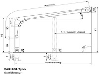 Terrassenmarkise T500