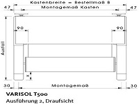 Terrassenmarkise T500