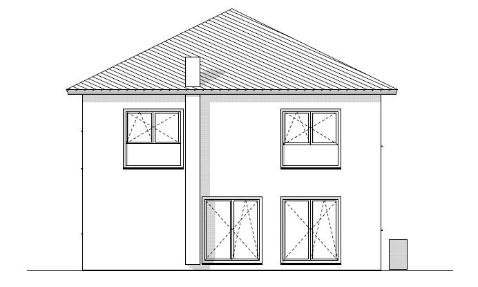 Planung 16 Zeichnung Haus