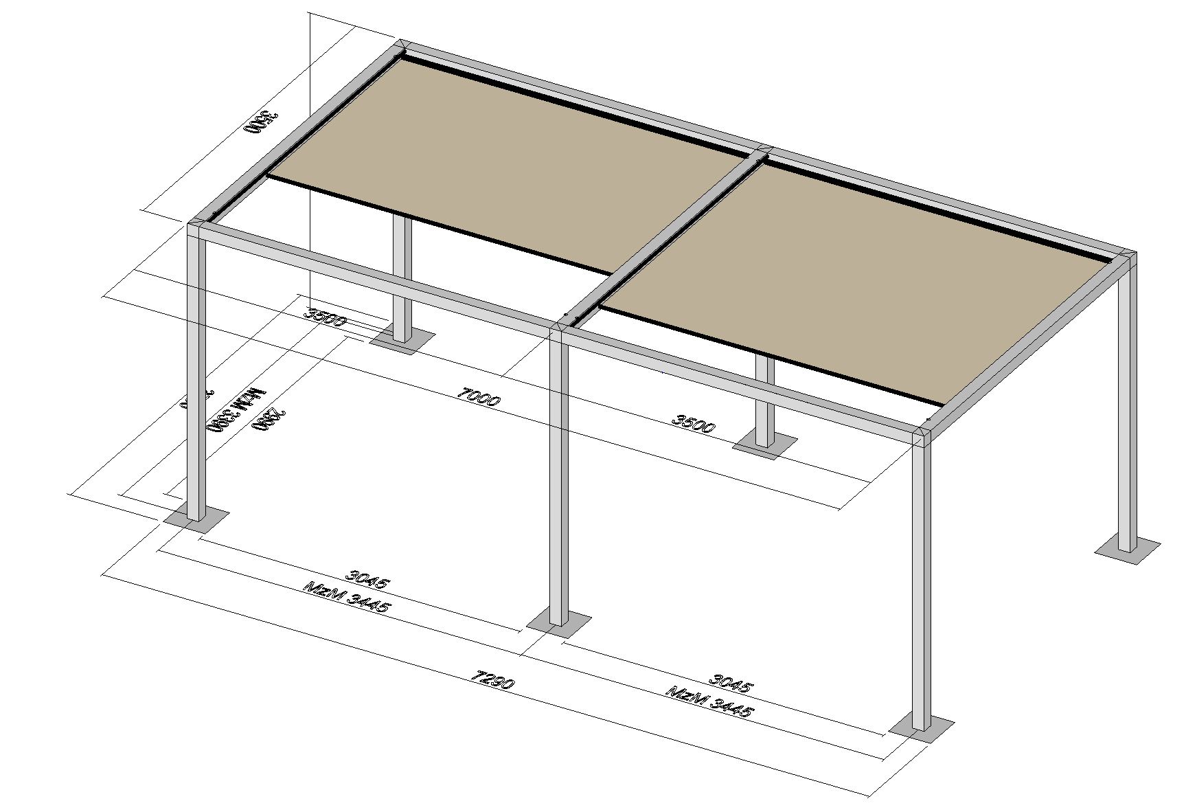 Fundamentplan Planung 4 Zeichnung 2