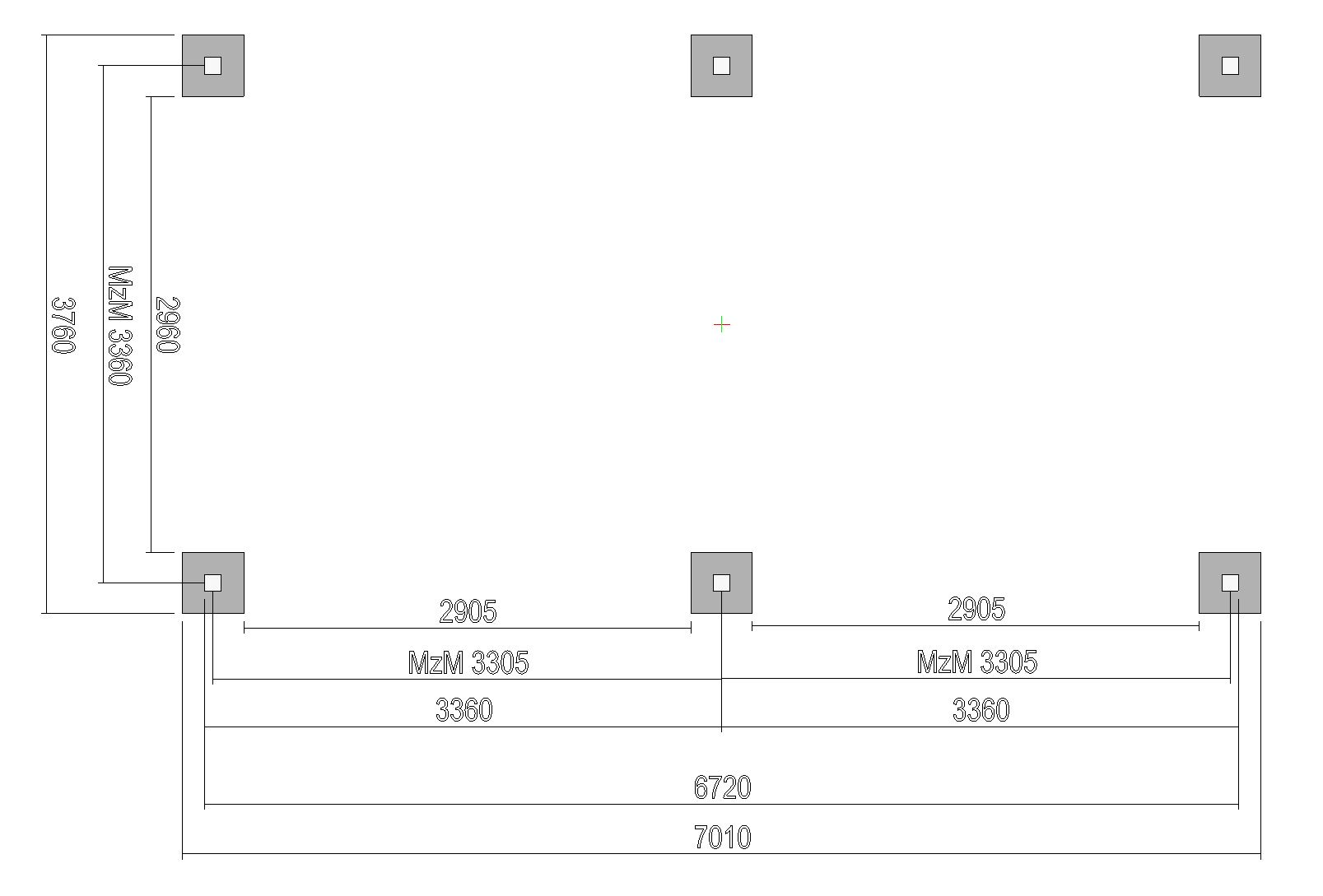 Fundamentplan Planung 3 Zeichnung 4