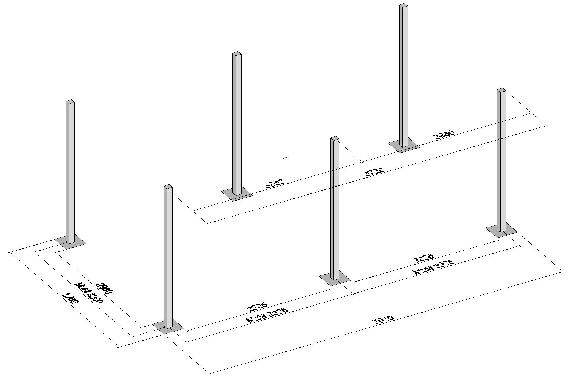 Fundamentplan Planung 3 Zeichnung 6