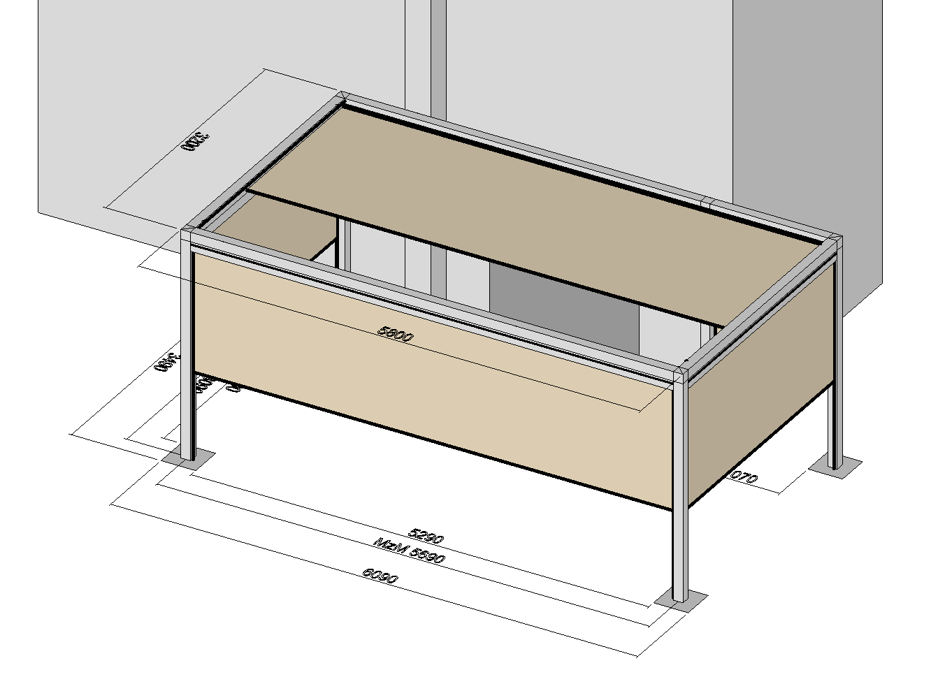 Fundamentplan Planung 5 Zeichnung 3
