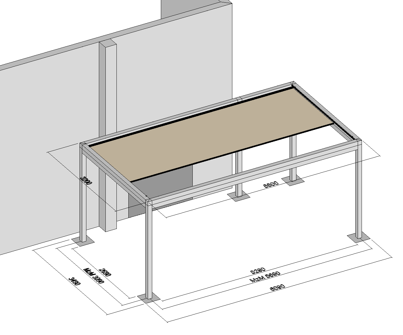 Fundamentplan Planung 5 Zeichnung 5