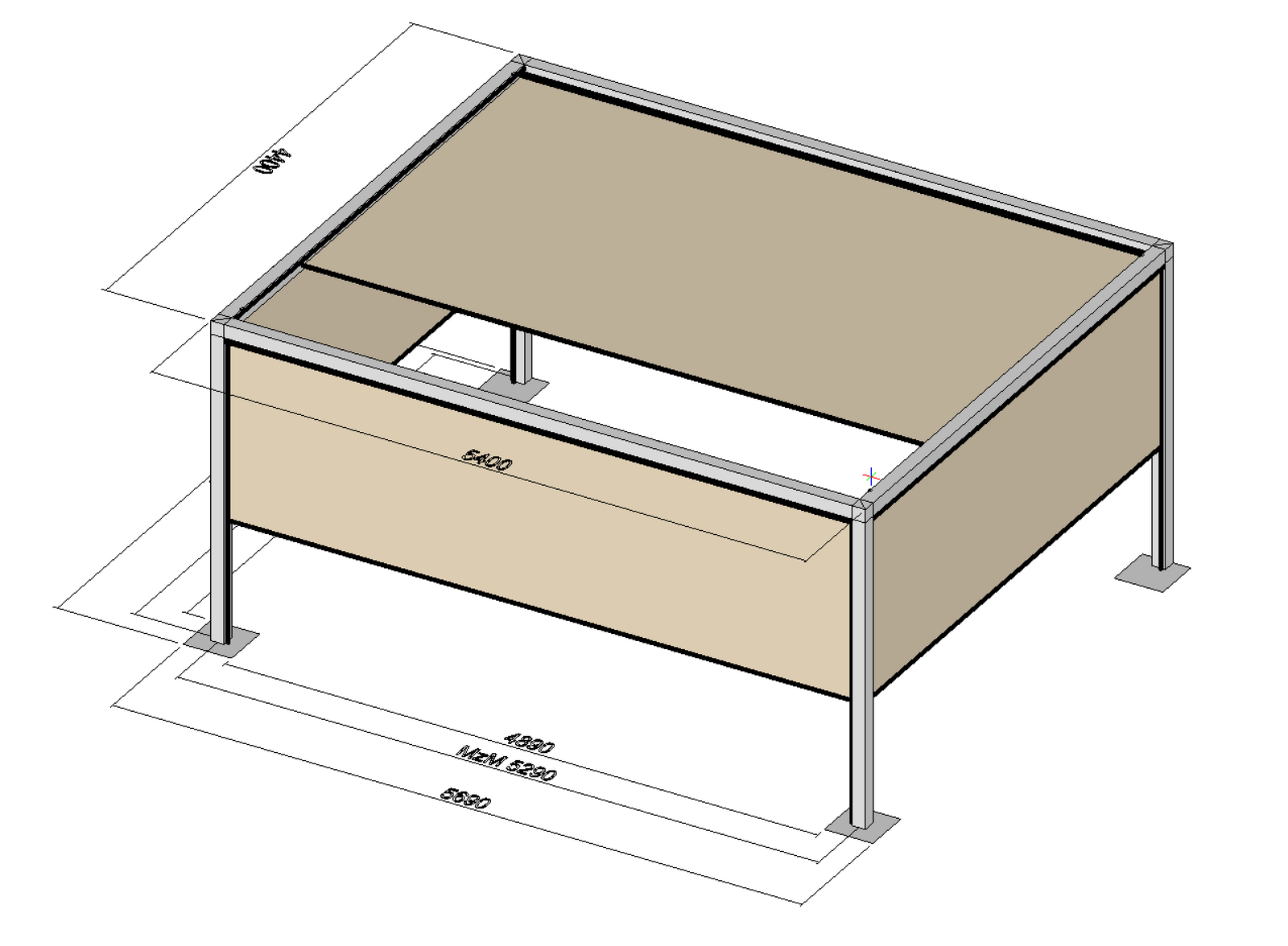 Fundamentplan Planung 6 Zeichnung 2