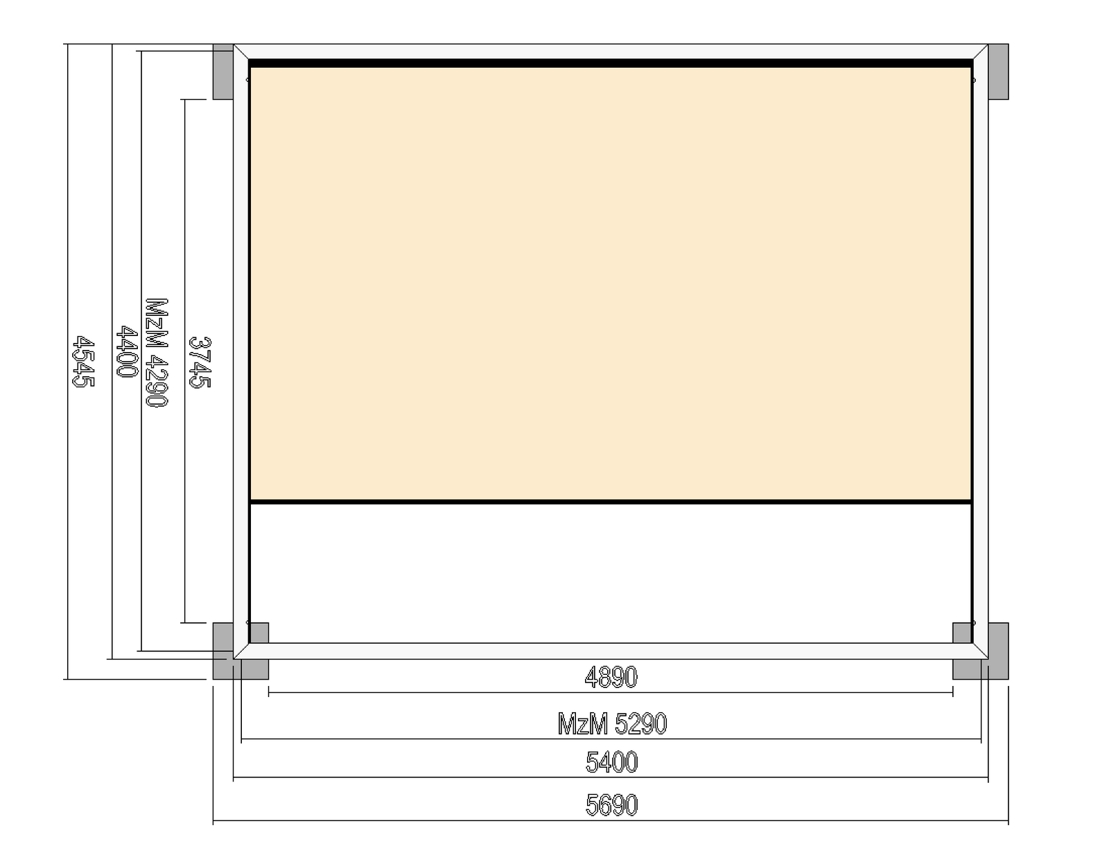 Fundamentplan Planung 6 Zeichnung 3