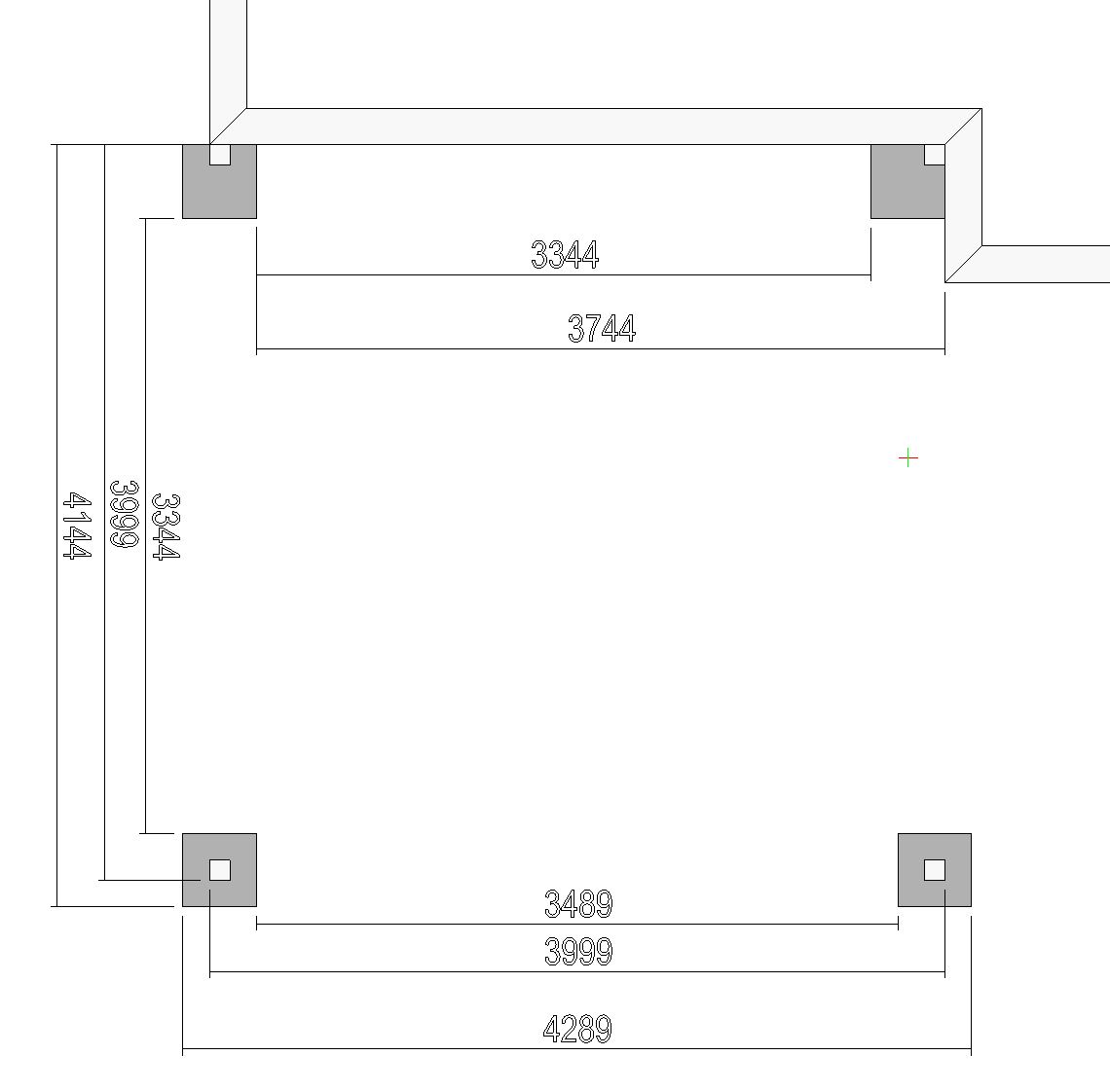 Fundamentplan Planung 2 Zeichnung 3