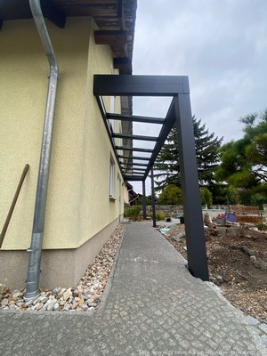Eingangsüberdachung Cubic-Line in Brieselang 2