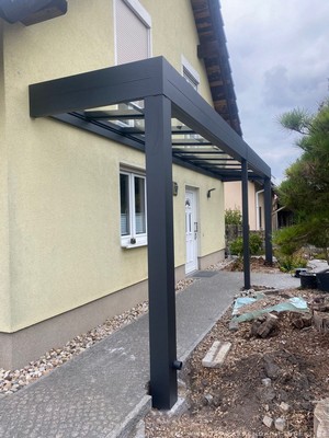 Eingangsüberdachung Cubic-Line in Brieselang 4