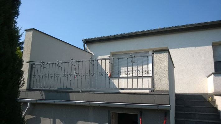 Terrasse ohne Terrassendach