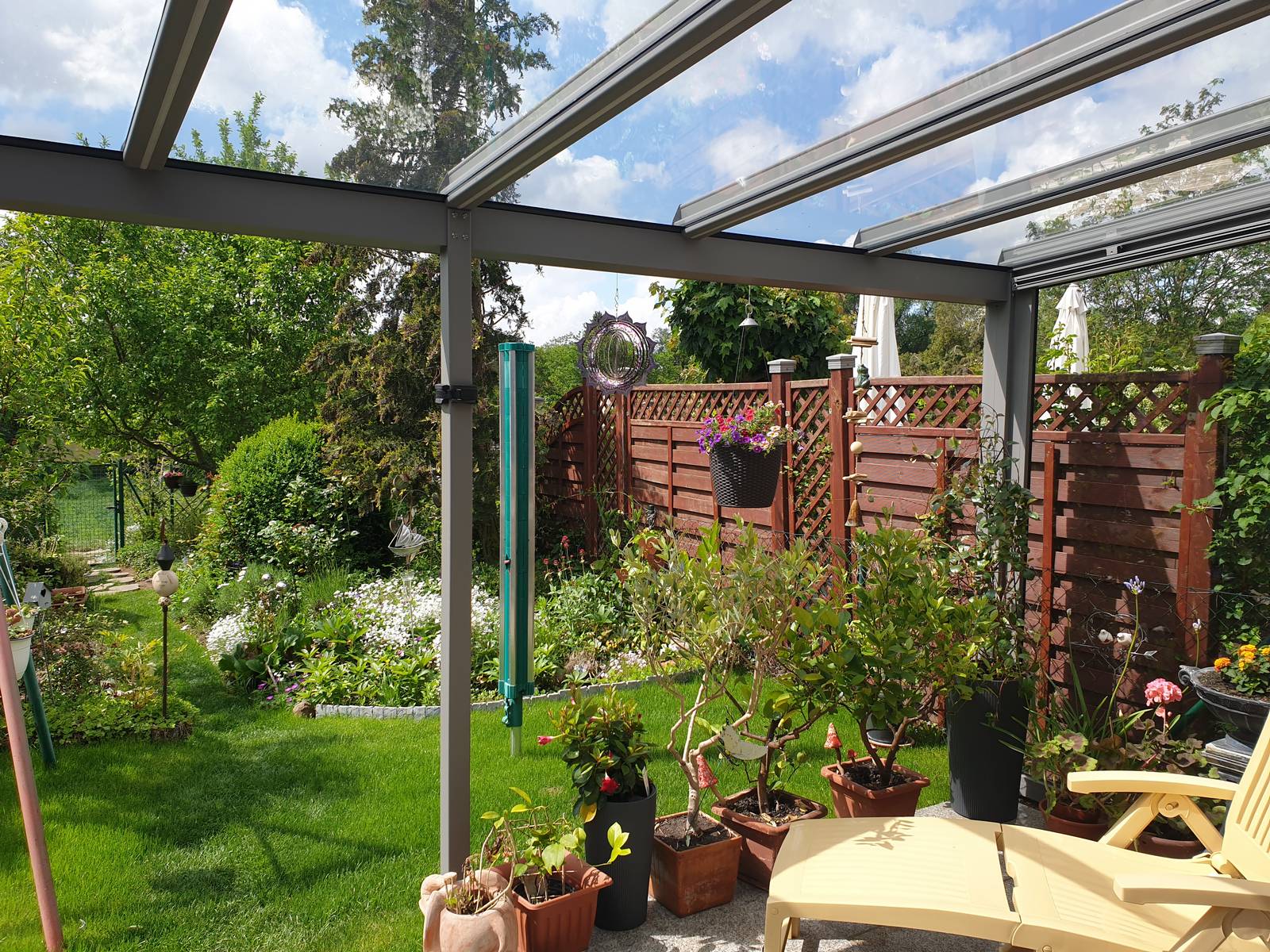 Terrassendach Classic-Line mit Markise Trend 200 Bild 1