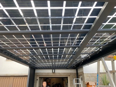Terrassendach Cubic-Line als Solarcarport in Wernigerode 5