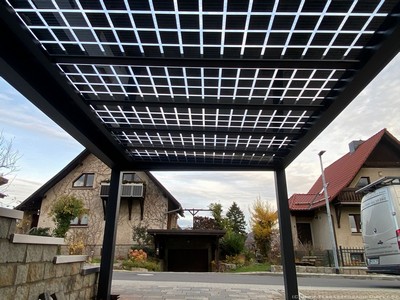 Terrassendach Cubic-Line als Solarcarport in Wernigerode 6