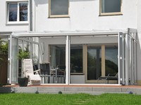 Faltanlage für Terrassenüberdachungen