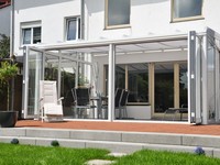 Faltanlage für Terrassenüberdachungen