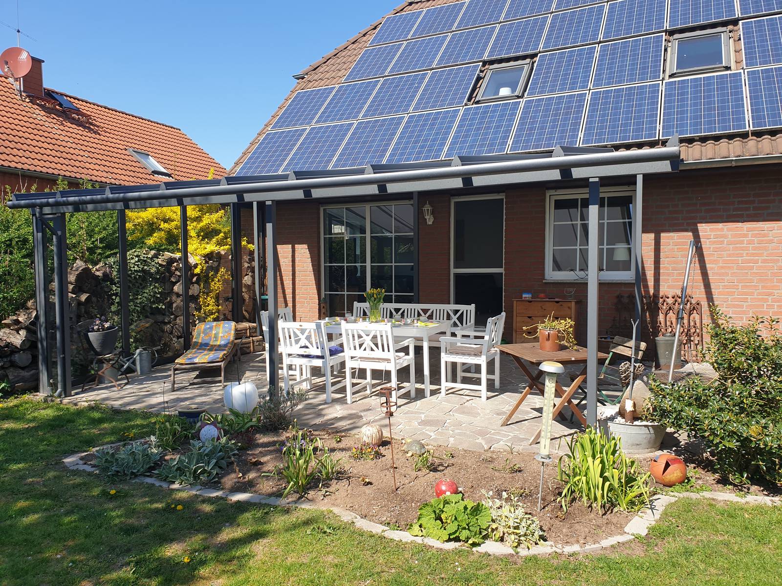 Terrassendach Elegant-Line mit Seitenwand Bild 5