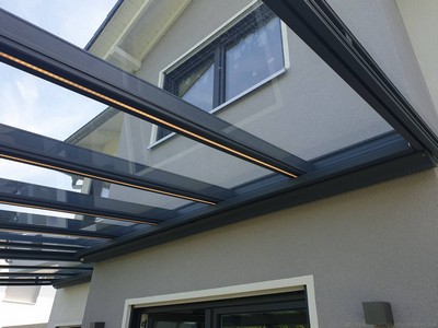 LED-Beleuchtung in den Sparren 8