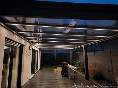 LED-Beleuchtung in den Sparren 20